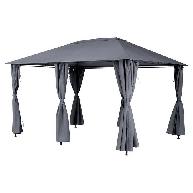 Rideaux Pour Tonnelle Santorini Et Thira Ardoise 1 Rideaux Pour Tonnelle Santorini Et Thira Ardoise