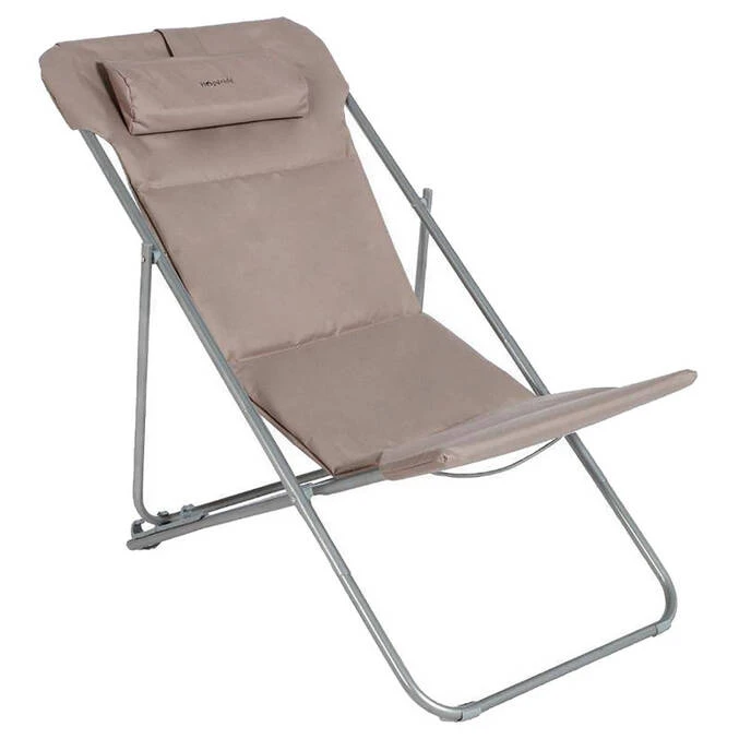 Chilienne De Jardin Pliante Bilbao Taupe 2 Chilienne De Jardin Pliante Bilbao Taupe – Image 2