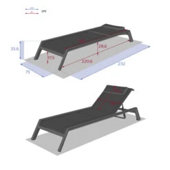 Transat Allure Poivre & Graphite 17 Transat Allure Poivre & Graphite -Maison du jardin Magasin 00W007828I