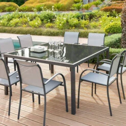 Fauteuil De Jardin Empilable Piazza Galet & Graphite 12 Fauteuil De Jardin Empilable Piazza Galet & Graphite -Maison du jardin Magasin 00W007890F