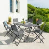 Table De Jardin Pliante Rectangulaire Azua Graphite
