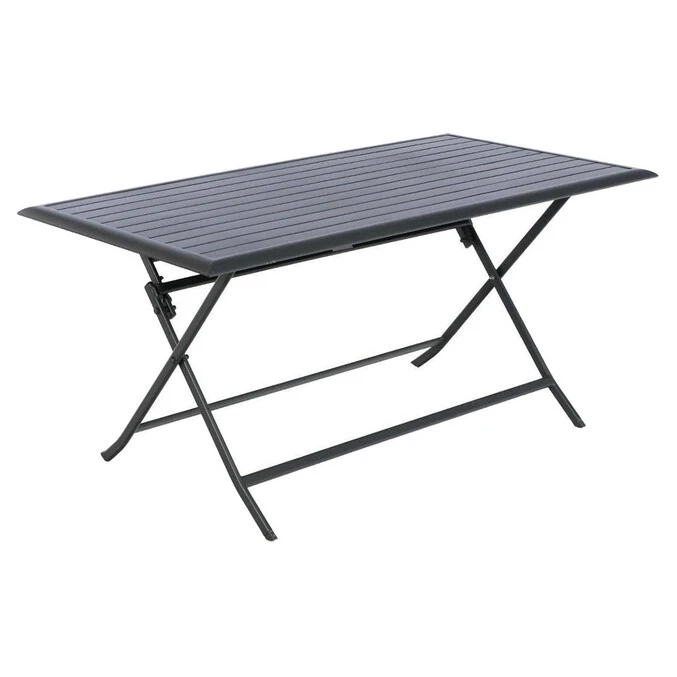 Table De Jardin Pliante Rectangulaire Azua Graphite 2 Table De Jardin Pliante Rectangulaire Azua Graphite – Image 2