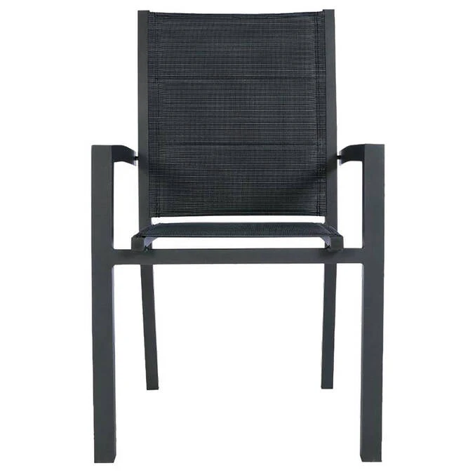 Fauteuil De Jardin Empilable Allure Gris Poivre & Graphite 5 Fauteuil De Jardin Empilable Allure Gris Poivre & Graphite – Image 5