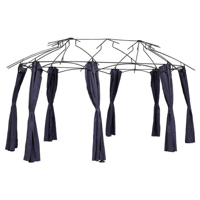 Rideaux Pour Tonnelle Maldives Ardoise 2 Rideaux Pour Tonnelle Maldives Ardoise – Image 2