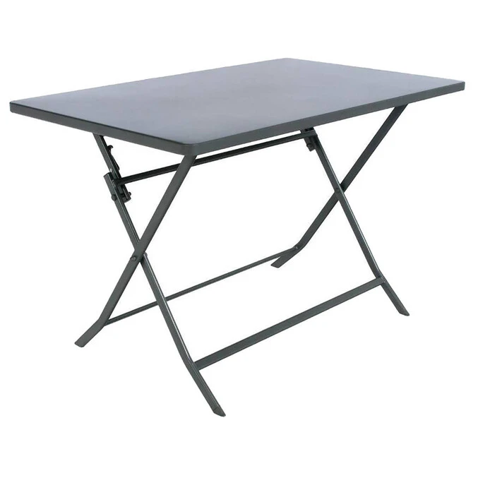 Table De Jardin Pliante Rectangulaire Greensboro Graphite 2 Table De Jardin Pliante Rectangulaire Greensboro Graphite – Image 2