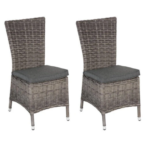 Lot De 2 Chaises De Jardin Mooréa Terre D'ombre