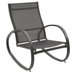 Fauteuil à Bascule Nevada Graphite 9 Fauteuil à Bascule Nevada Graphite -Maison du jardin Magasin 00W074366C