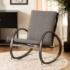 Fauteuil à Bascule Nevada Graphite 11 Fauteuil à Bascule Nevada Graphite -Maison du jardin Magasin 00W074366E
