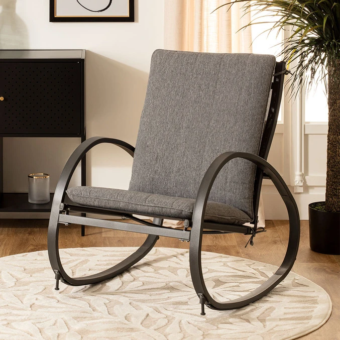 Fauteuil à Bascule Nevada Graphite 5 Fauteuil à Bascule Nevada Graphite – Image 5