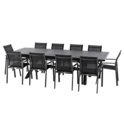 Table De Jardin Extensible Axiome Ardoise Granitée 15 Table De Jardin Extensible Axiome Ardoise Granitée -Maison du jardin Magasin 00W074399D