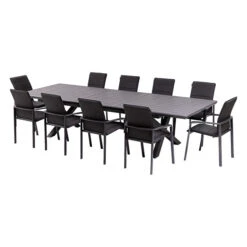 Table De Jardin Extensible Axiome Ardoise Granitée 19 Table De Jardin Extensible Axiome Ardoise Granitée -Maison du jardin Magasin 00W074399H