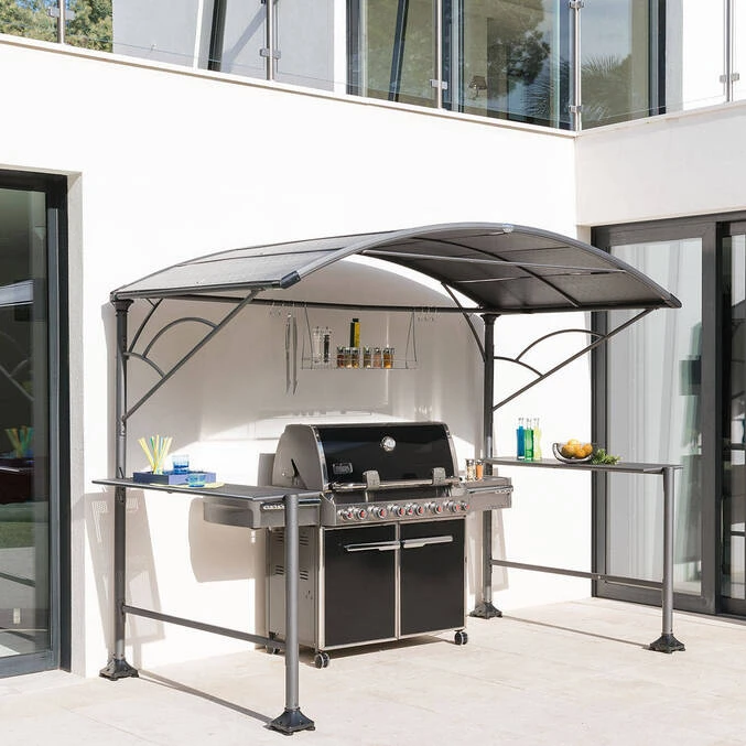 Abri à Barbecue Neiba Graphite 1 Abri à Barbecue Neiba Graphite