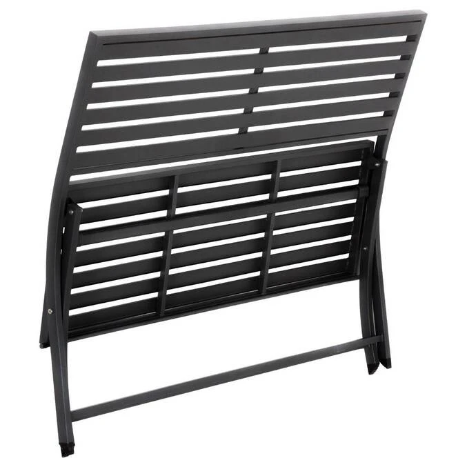 Banc De Jardin Pliant Olbia Graphite 4 Banc De Jardin Pliant Olbia Graphite – Image 4