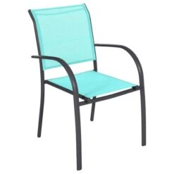 Fauteuil De Jardin Empilable Piazza Émeraude & Graphite