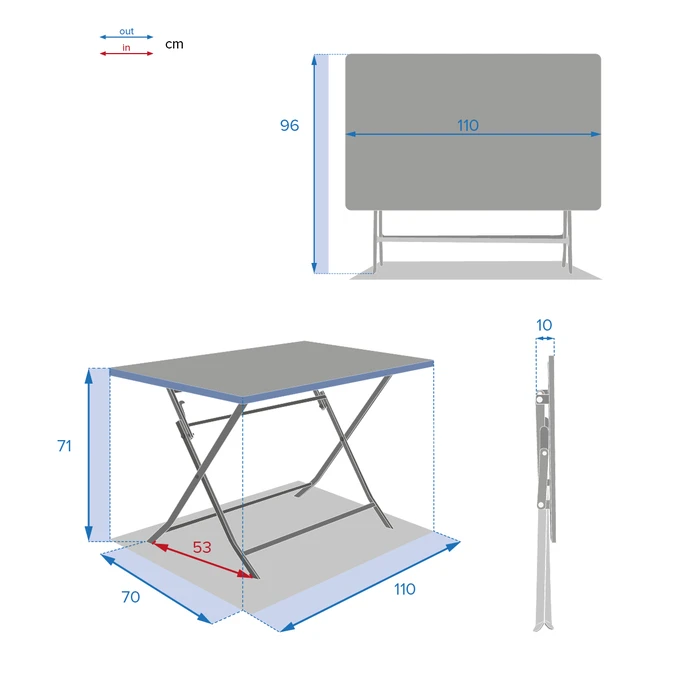 Table De Jardin Pliante Rectangulaire Greensboro Tonka 5 Table De Jardin Pliante Rectangulaire Greensboro Tonka – Image 5