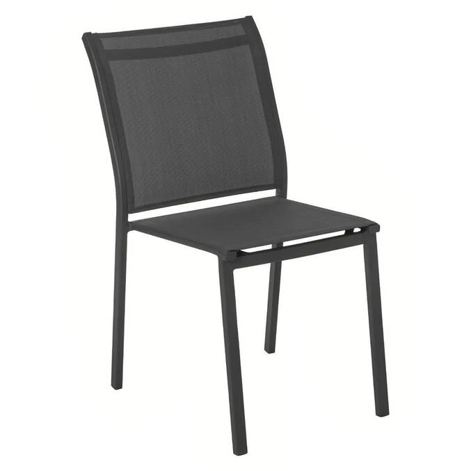 Chaise De Jardin Empilable Essentia Anthracite & Graphite 2 Chaise De Jardin Empilable Essentia Anthracite & Graphite – Image 2