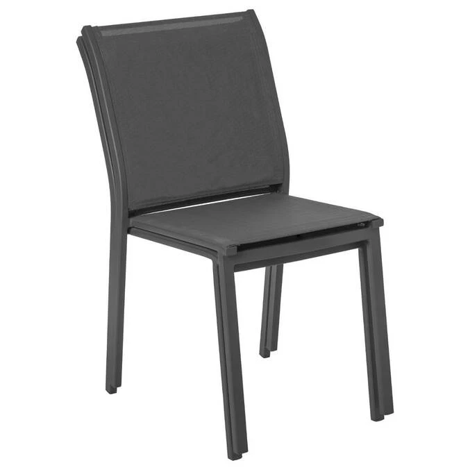 Chaise De Jardin Empilable Essentia Anthracite & Graphite 3 Chaise De Jardin Empilable Essentia Anthracite & Graphite – Image 3