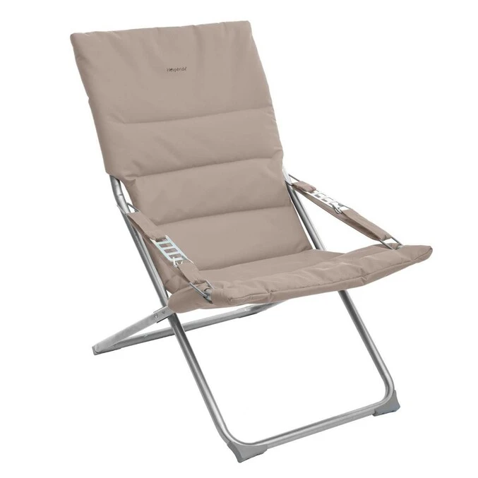 Fauteuil Relax De Jardin Milos Taupe 2 Fauteuil Relax De Jardin Milos Taupe – Image 2