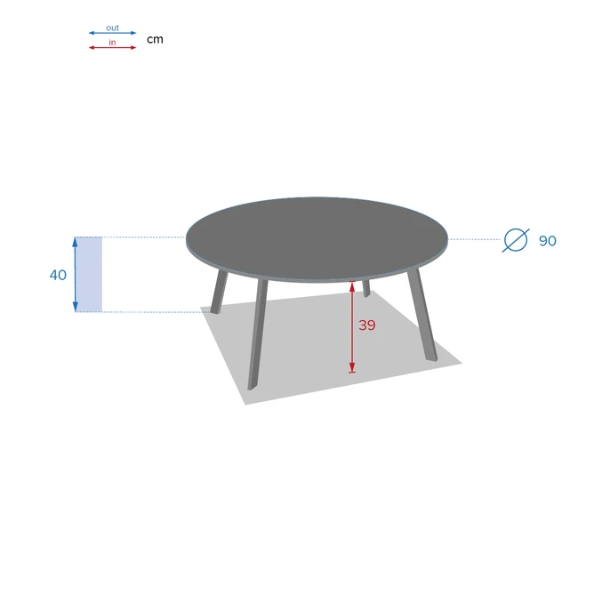 Table D'appoint De Jardin Ronde Saona Tonka 2 Table D'appoint De Jardin Ronde Saona Tonka – Image 2