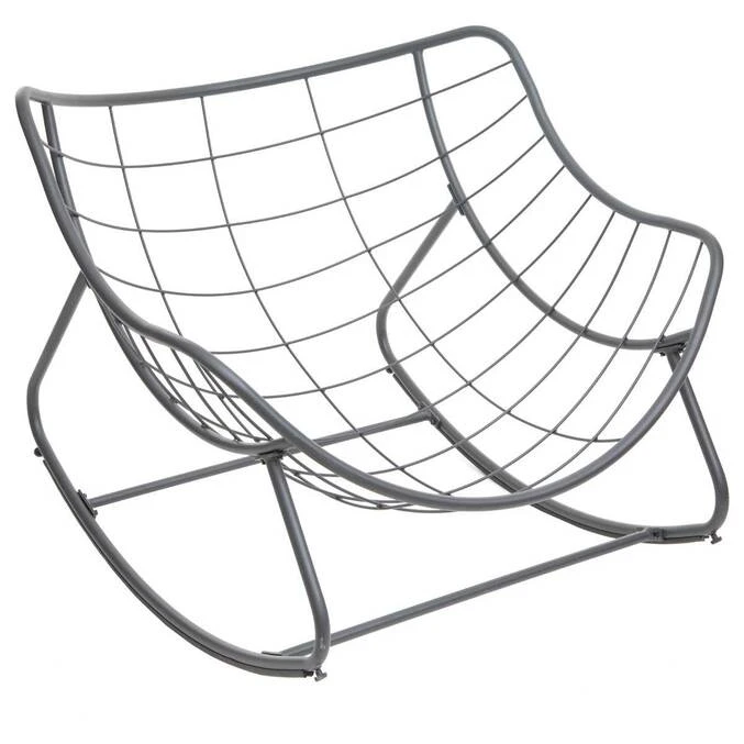 Fauteuil Oeuf à Bascule De Jardin Paopao Roche & Graphite 3 Fauteuil Oeuf à Bascule De Jardin Paopao Roche & Graphite – Image 3