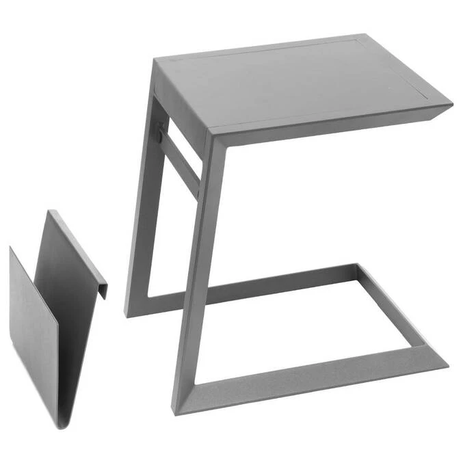 Table D'appoint De Jardin Carrée Allure Graphite 5 Table D'appoint De Jardin Carrée Allure Graphite – Image 5