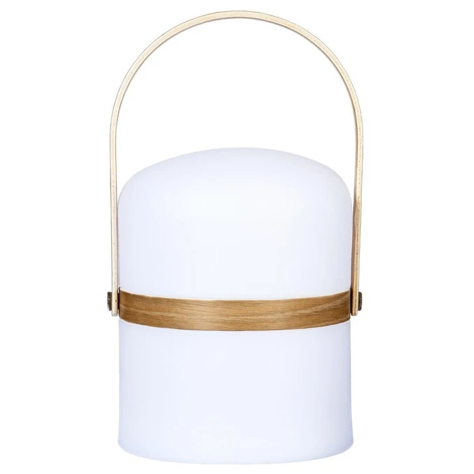 ATMOSPHERA Lampe D'extérieur Kiara Avec Anse En Bois 2 ATMOSPHERA Lampe D'extérieur Kiara Avec Anse En Bois – Image 2