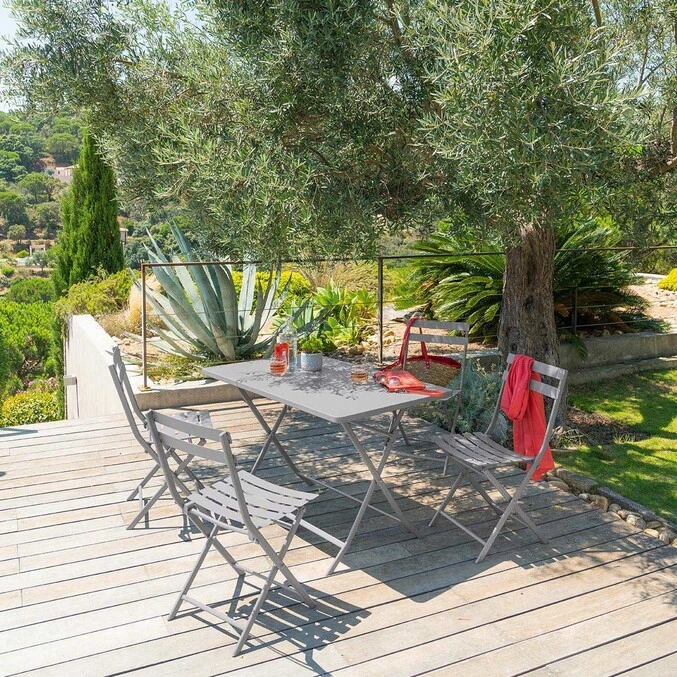 Table De Jardin Pliante Rectangulaire Greensboro Gris Quartz 1 Table De Jardin Pliante Rectangulaire Greensboro Gris Quartz