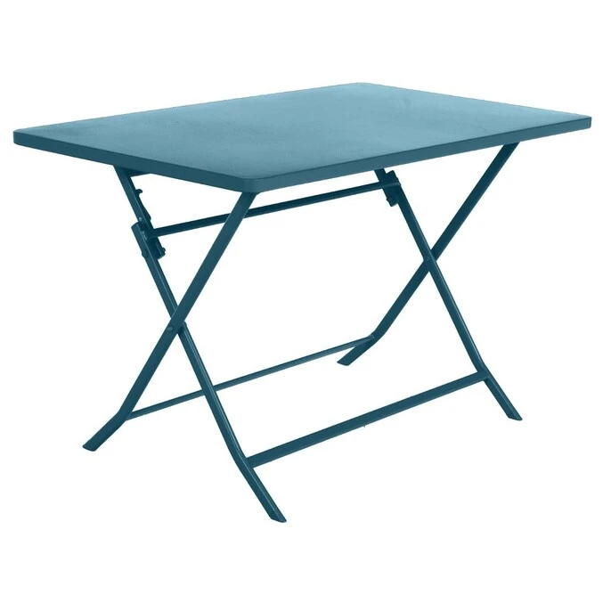 Table De Jardin Pliante Rectangulaire Greensboro Bleu Canard 2 Table De Jardin Pliante Rectangulaire Greensboro Bleu Canard – Image 2