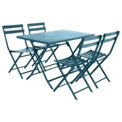 Table De Jardin Pliante Rectangulaire Greensboro Bleu Canard 7 Table De Jardin Pliante Rectangulaire Greensboro Bleu Canard -Maison du jardin Magasin 00W077765C