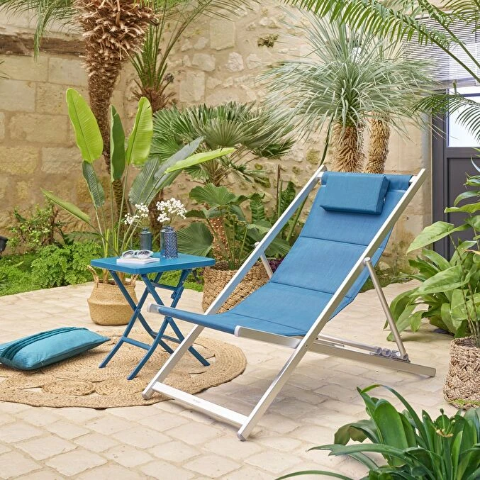 Chilienne De Jardin Honolulu Bleu Canard 6 Chilienne De Jardin Honolulu Bleu Canard – Image 6
