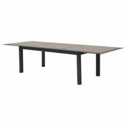 Table De Jardin Extensible Allure Effet Bois Muscade & Graphite 15 Table De Jardin Extensible Allure Effet Bois Muscade & Graphite -Maison du jardin Magasin 00W077813E
