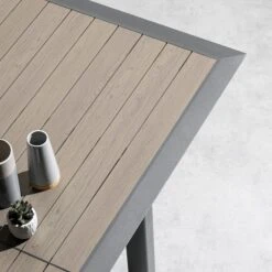 Table De Jardin Extensible Allure Effet Bois Muscade & Graphite 20 Table De Jardin Extensible Allure Effet Bois Muscade & Graphite -Maison du jardin Magasin 00W077813J