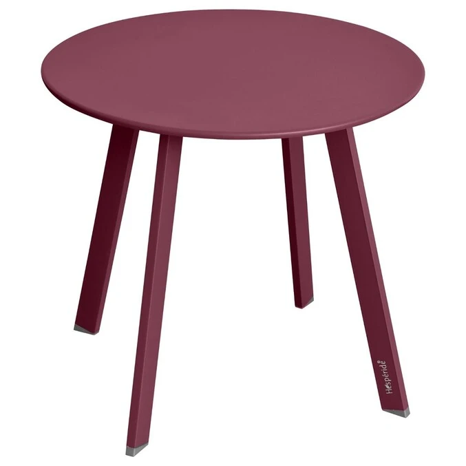 Table D'appoint De Jardin Ronde Saona Bordeaux Mat 2 Table D'appoint De Jardin Ronde Saona Bordeaux Mat – Image 2