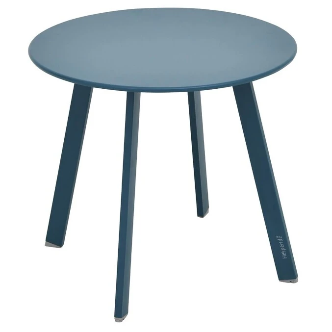 Table D'appoint De Jardin Ronde Saona Bleu Canard Mat 2 Table D'appoint De Jardin Ronde Saona Bleu Canard Mat – Image 2