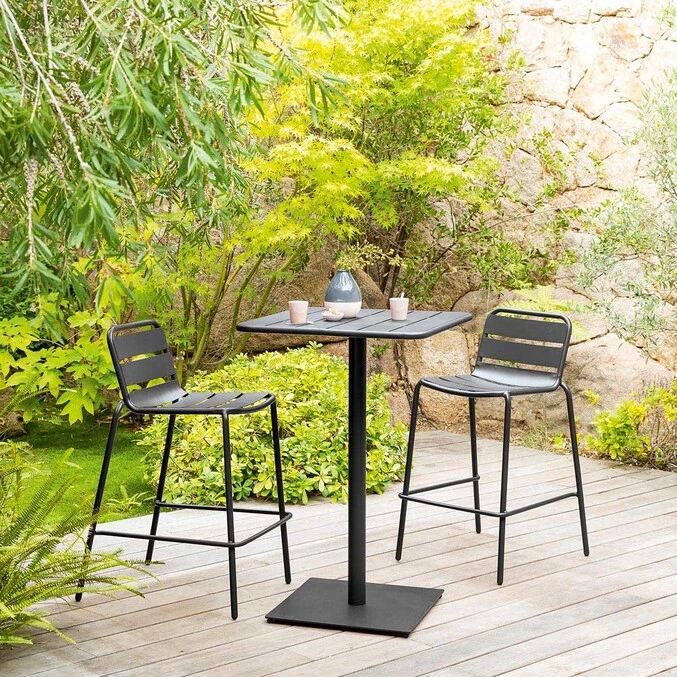 Table Haute De Jardin Phuket Graphite 1 Table Haute De Jardin Phuket Graphite