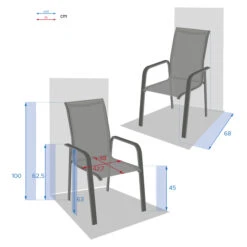 Fauteuil De Jardin Dossier Haut Empilable Essio Noisette & Blanc 6 Fauteuil De Jardin Dossier Haut Empilable Essio Noisette & Blanc -Maison du jardin Magasin 00W077893C
