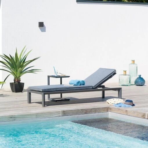 Lit De Piscine Évasion Anthracite & Graphite