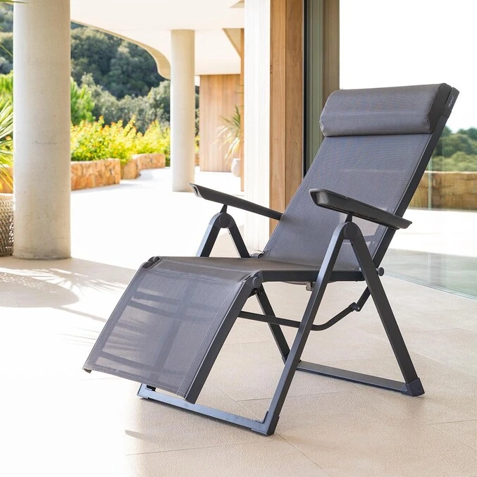 Fauteuil De Jardin Inclinable Decima Anthracite & Graphite 1 Fauteuil De Jardin Inclinable Decima Anthracite & Graphite