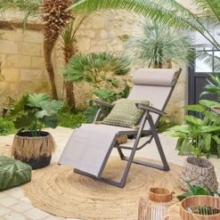Fauteuil De Jardin Inclinable Decima Noisette & Praline 14 Fauteuil De Jardin Inclinable Decima Noisette & Praline -Maison du jardin Magasin 00W077926G