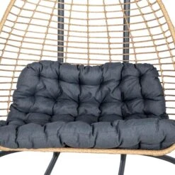Fauteuil Oeuf Suspendu Ajar Ardoise 7 Fauteuil Oeuf Suspendu Ajar Ardoise -Maison du jardin Magasin 00W077944C