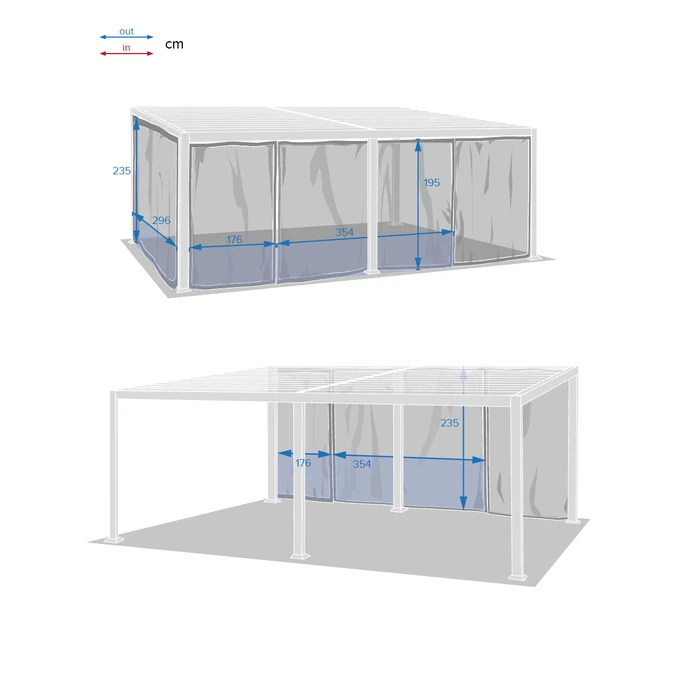 Moustiquaire Pour Pergola Avila Graphite 2 Moustiquaire Pour Pergola Avila Graphite – Image 2