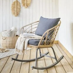 Fauteuil à Bascule Cherone 12 Fauteuil à Bascule Cherone -Maison du jardin Magasin 00W079323F