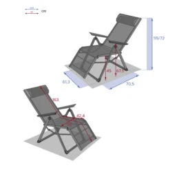 Fauteuil De Jardin Inclinable Decima Bordeaux & Graphite 11 Fauteuil De Jardin Inclinable Decima Bordeaux & Graphite -Maison du jardin Magasin 00W079324F