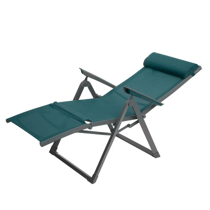 Fauteuil De Jardin Inclinable Decima Bleu Canard & Graphite 4 Fauteuil De Jardin Inclinable Decima Bleu Canard & Graphite – Image 4
