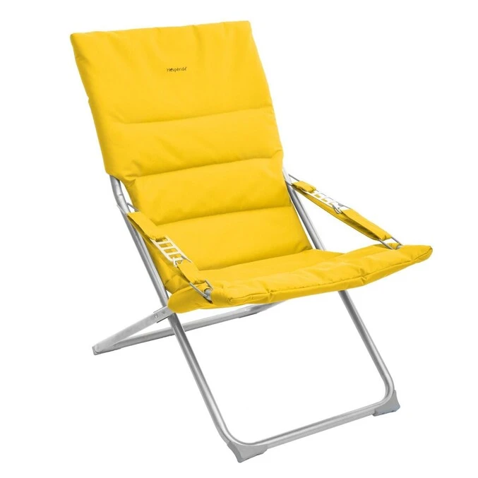 Fauteuil Relax De Jardin Milos Jaune Moutarde 2 Fauteuil Relax De Jardin Milos Jaune Moutarde – Image 2