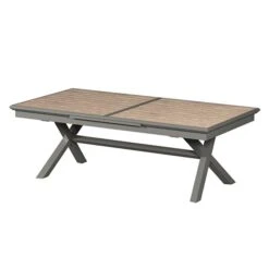 Table De Jardin Extensible Axiome Effet Bois Honey & Praline 11 Table De Jardin Extensible Axiome Effet Bois Honey & Praline -Maison du jardin Magasin 00W079369C