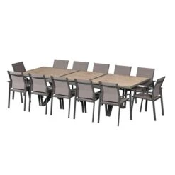 Table De Jardin Extensible Axiome Effet Bois Honey & Praline 13 Table De Jardin Extensible Axiome Effet Bois Honey & Praline -Maison du jardin Magasin 00W079369E