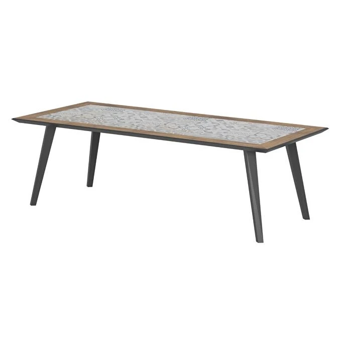 Table De Jardin Rectangulaire Lambada Céramique & Graphite 2 Table De Jardin Rectangulaire Lambada Céramique & Graphite – Image 2