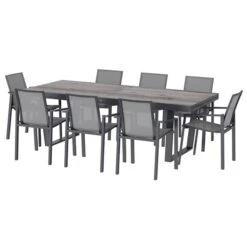 Table De Jardin Extensible Unione Gris Smoke & Graphite 13 Table De Jardin Extensible Unione Gris Smoke & Graphite -Maison du jardin Magasin 00W079384D