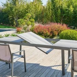 Table De Jardin Extensible Unione Gris Smoke & Graphite 18 Table De Jardin Extensible Unione Gris Smoke & Graphite -Maison du jardin Magasin 00W079384I